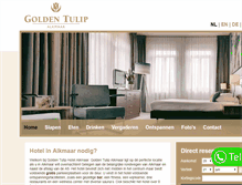 Tablet Screenshot of hotelalkmaar.nl